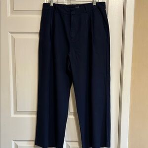 GAP pleated linen blend trousers